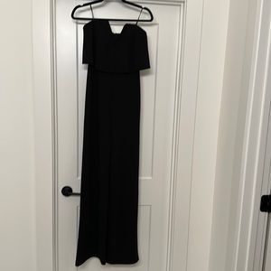 Power of Love Black Strapless Jumpsuit